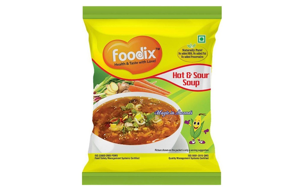 Foodix Hot & Sour Soup    Pack  12 grams